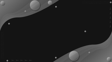 3d circle presentation background | Gradient vector background for banner, flyer, power point, texture, poster, corporate, decoration, creative usage | Luxury background with grey colour