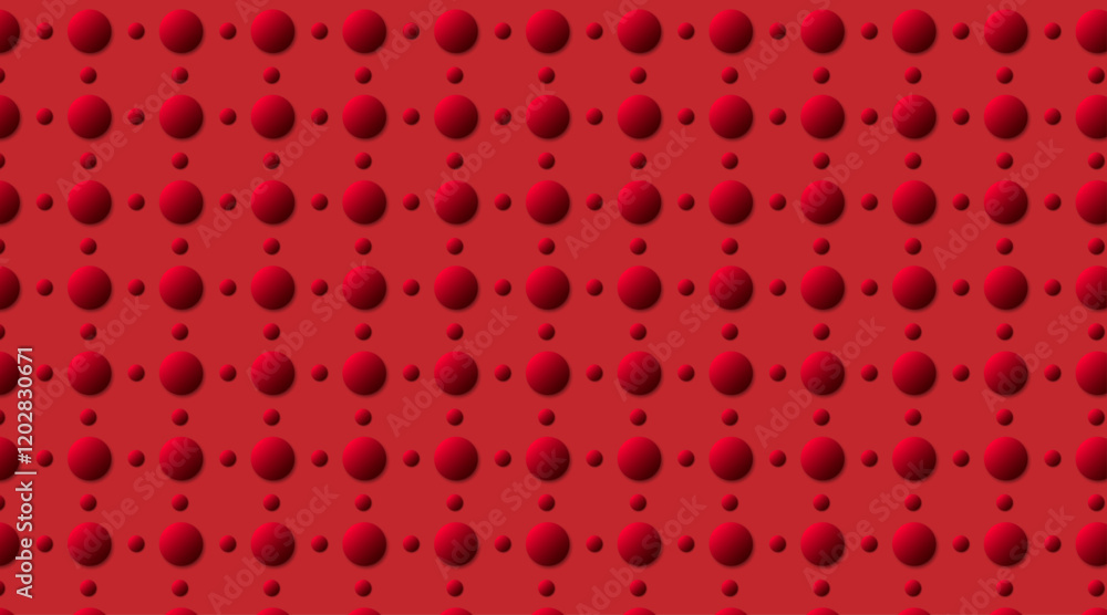 Poster seamless pattern vector background | geometric shape pattern background | 3d circle 2 shape pattern 