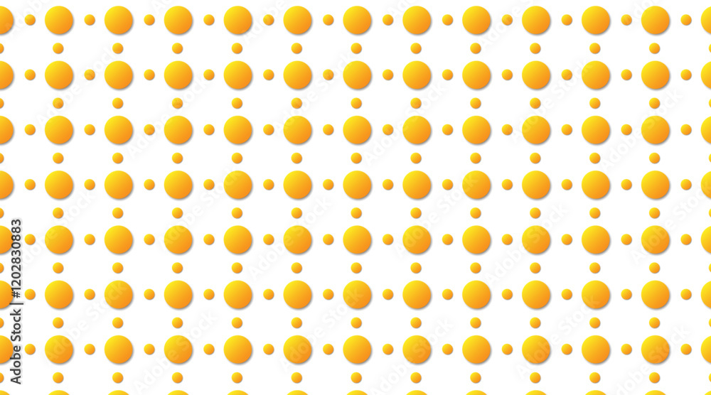 Poster seamless pattern vector background | geometric shape pattern background | 3d circle 2 shape pattern 