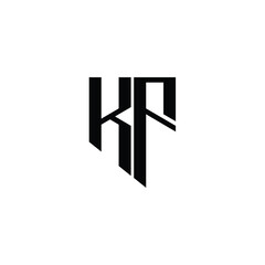 KF monogram logo design letter text name symbol monochrome logotype alphabet character simple logo