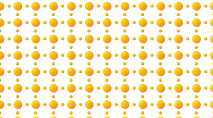 3d circular vector pattern background design | Seamless pattern with double circle shape | Luxury geometric shape with orange colour