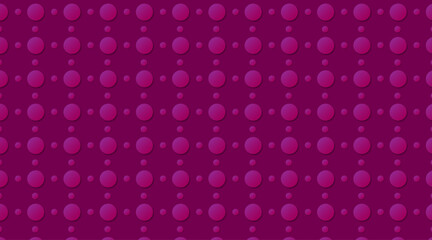 3d circular vector pattern background design | Seamless pattern with double circle shape | Luxury geometric shape with dark magenta colour