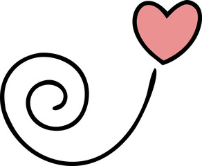 abstract background with heart