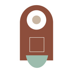 Boho abstract Geometric shapes