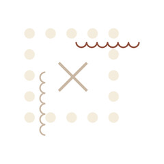 Boho abstract Geometric shapes
