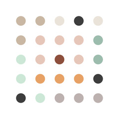 Boho abstract Geometric shapes