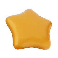 3d star yellow icon