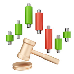 3d trading chart law