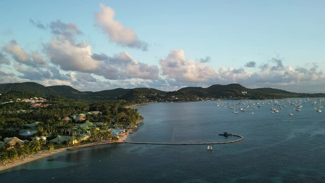 aerial, martinica, martinique, sainte anne
