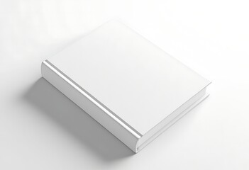 Fototapeta premium Blank White Book Mockup for Design Projects