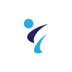 people community colorful logo template. Teamwork community symbol. Social logo. Partnership people logo concept