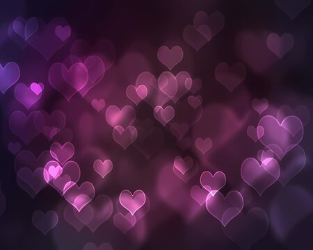 background with hearts