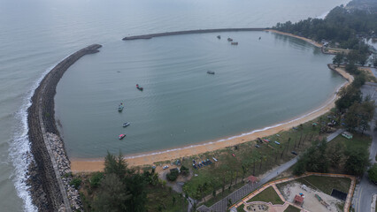 Breakwater (structure)at malaysia