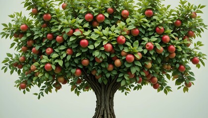 A side-by-side comparison of two Christmas trees. The left tree is a simple,