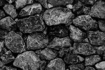 Natural black coals for background. Industrial coals. Volcanic rock energy on earth.