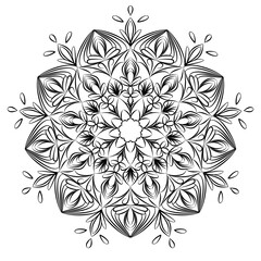 mandala design , relaxing and easy mandala art for tattoo design, vector mandala design1