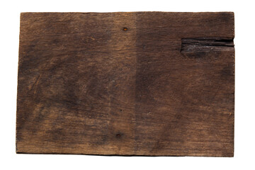 Oblong decorative old wooden signboard made of natural wood. sign board background. plank wood isolated for design art work or add text message.