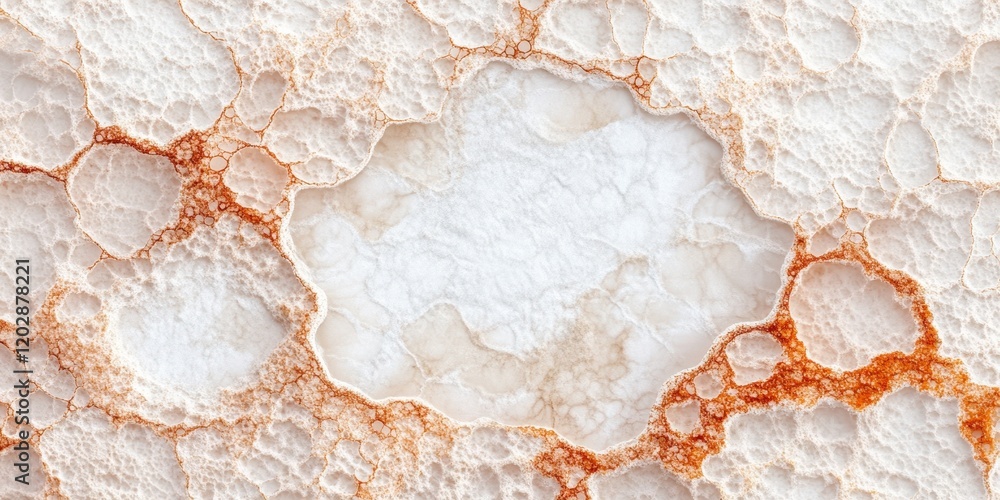 Poster abstract natural stone texture with intricate patterns and organic shapes in cream and warm earth to