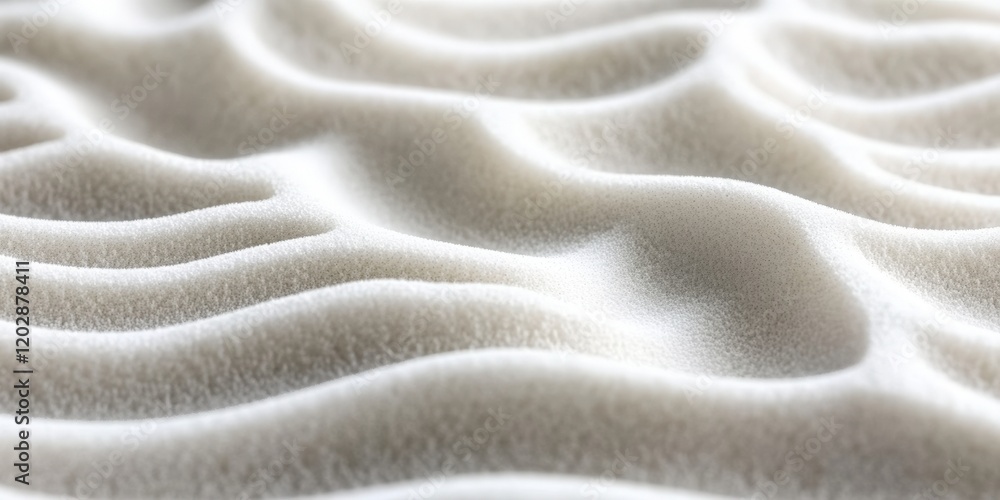 Poster elegant textured wave pattern in organic white tones for use in modern design and backgrounds