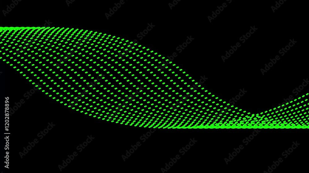Poster abstract wave technology background with white color digital dot background. abstract multicolored s