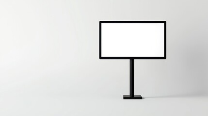Dynamic modern display emphasizing adaptability for custom digital with white background