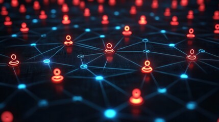 Global Network Connections: A Visual Representation of Interconnectivity