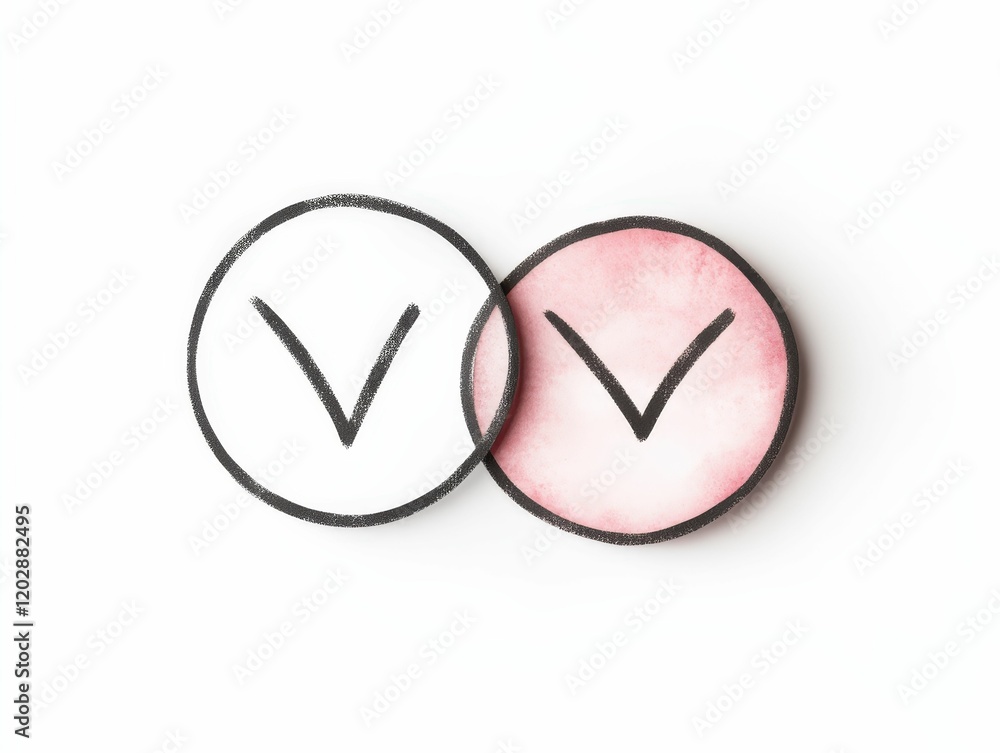 Poster overlapping circles symbolizing unity minimalist design graphic contemporary space top-down view con