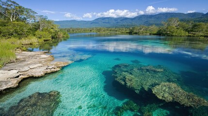 Serene Tropical Lagoon