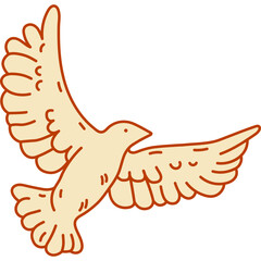 flying birds illustration