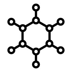 Enzyme icon. Vector line icon