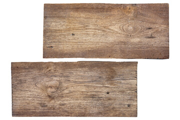 Oblong decorative old wooden signboard made of natural wood. sign board background. plank wood isolated for design art work or add text message.