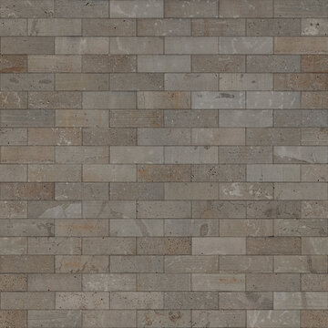 Seamless stone texture of warm bluestone slabs wall veneer pattern