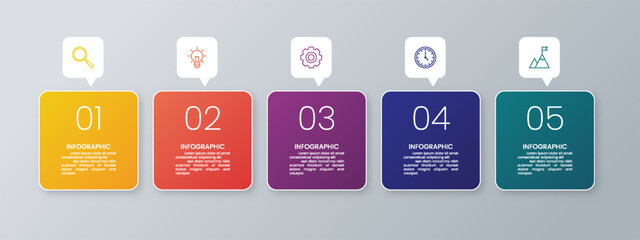 Business Infographic Design Concepts for Presentations