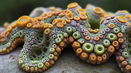 Obraz premium Intricate Coral Like Structure Detailed Close Up