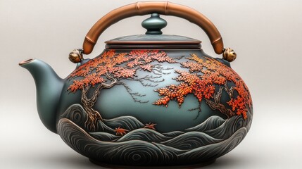 Artisan Tea Kettle: Handcrafted Japanese-Inspired Design