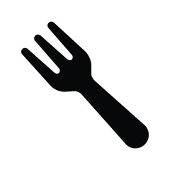 fork icon isolated on background.