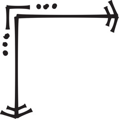 Obraz premium Decorative border and dividers