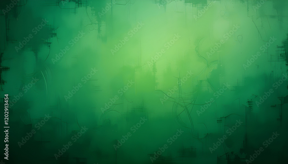 Poster abstract green textured background with intricate design