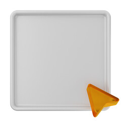 3d click note paper text box