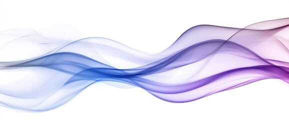 Fototapeta premium Abstract Swirling Smoke Design: Blue and Purple Hues
