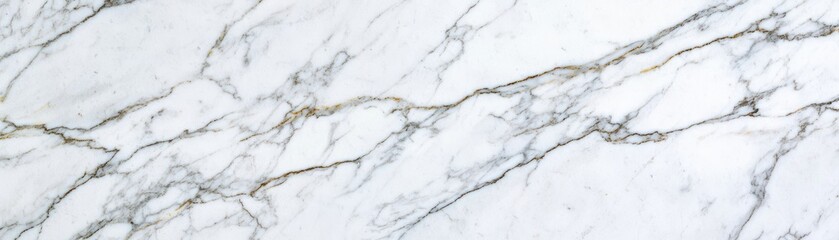 Material resources appearance concept. Polished white marble surface with subtle grey veining, perfect for elegant interior design projects.