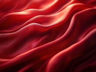 Obraz premium Luxurious Crimson Composition: Artistic Elegance