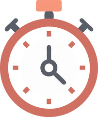 Minimalist Stopwatch Vector for Apps and Digital Designs