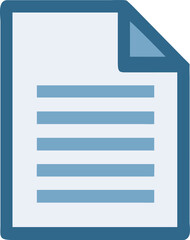 Obraz premium Free Document Icon Vector - Simple and Modern Design