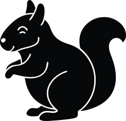 High-Quality Squirrel Vector: Perfect for Logos and Illustrations