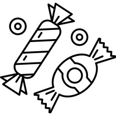 Candy Outline style illustration 