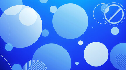 Blue Random Abstract Background