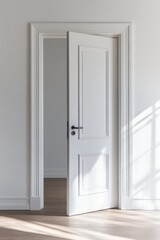Open White Door