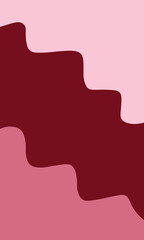 Home decor river bohemian artwork with burgundy to pink color