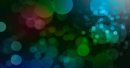 abstract bokeh background Blue and Green